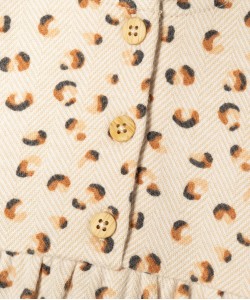 Blouse à manches longues à motifs tachetés bébé fille